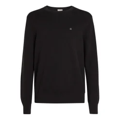 Knitwear*Calvin Klein Pique Structure Sweater in Black