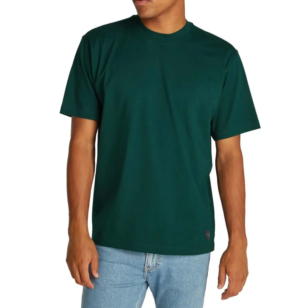 T-Shirts And Vests*Calvin Klein Woven Label Relaxed T-Shirt in Green
