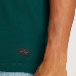 T-Shirts And Vests*Calvin Klein Woven Label Relaxed T-Shirt in Green