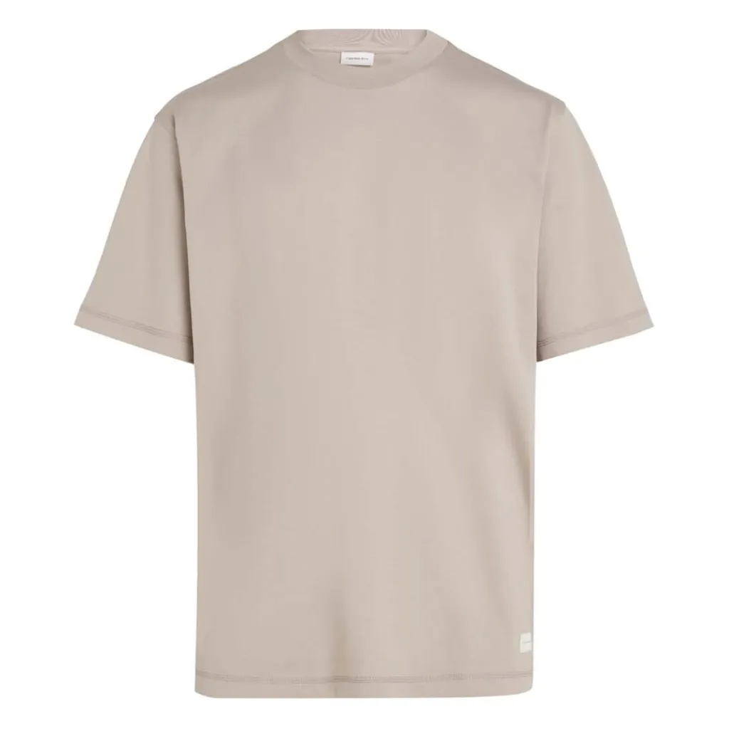 T-Shirts And Vests*Calvin Klein Woven Label Relaxed T-Shirt in Grey