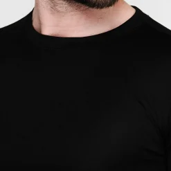 Fitness And Gym Tops*Campri Mens Thermal Top in Black