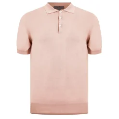 Knitwear*Canali Knit Shirt Tops in Pink