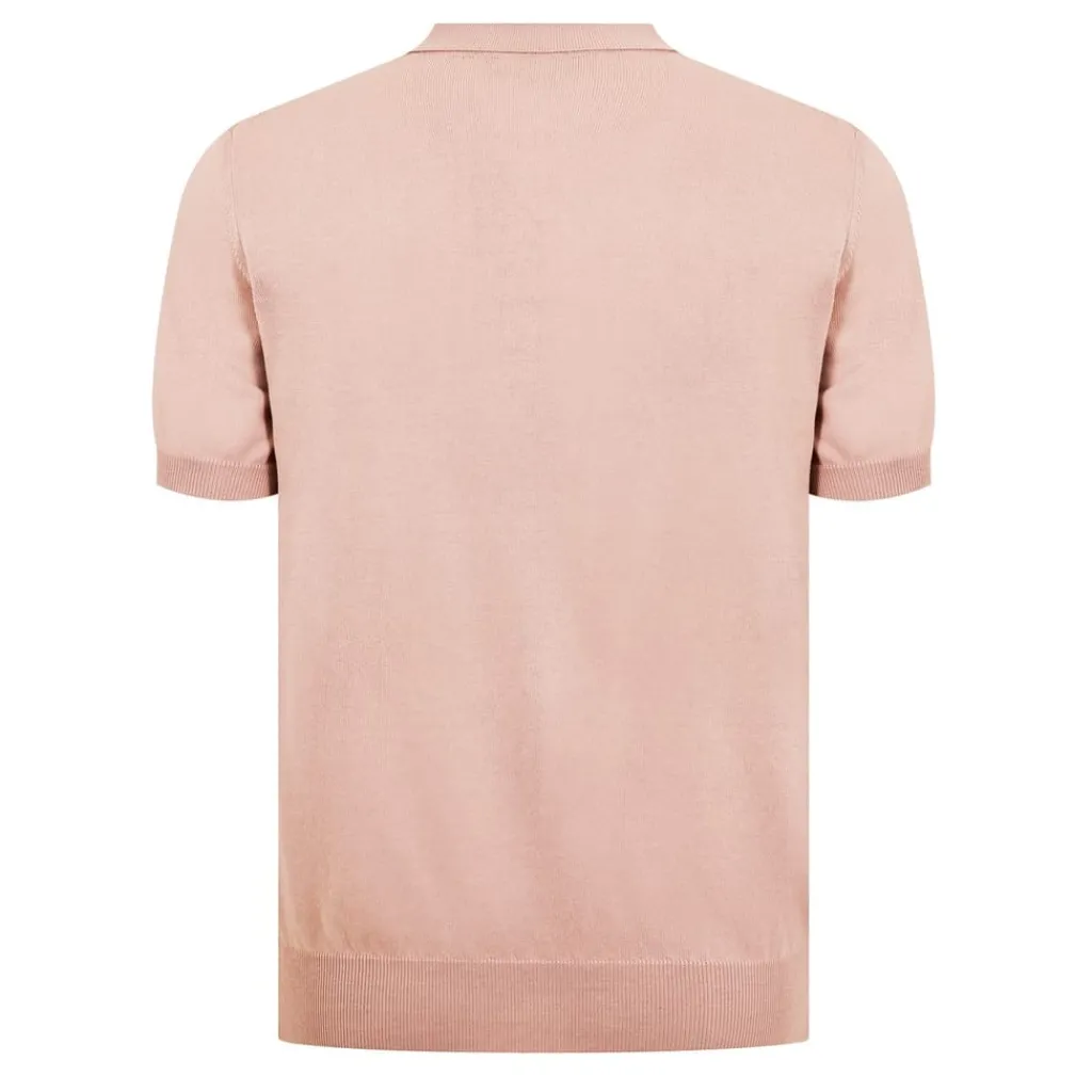 Knitwear*Canali Knit Shirt Tops in Pink