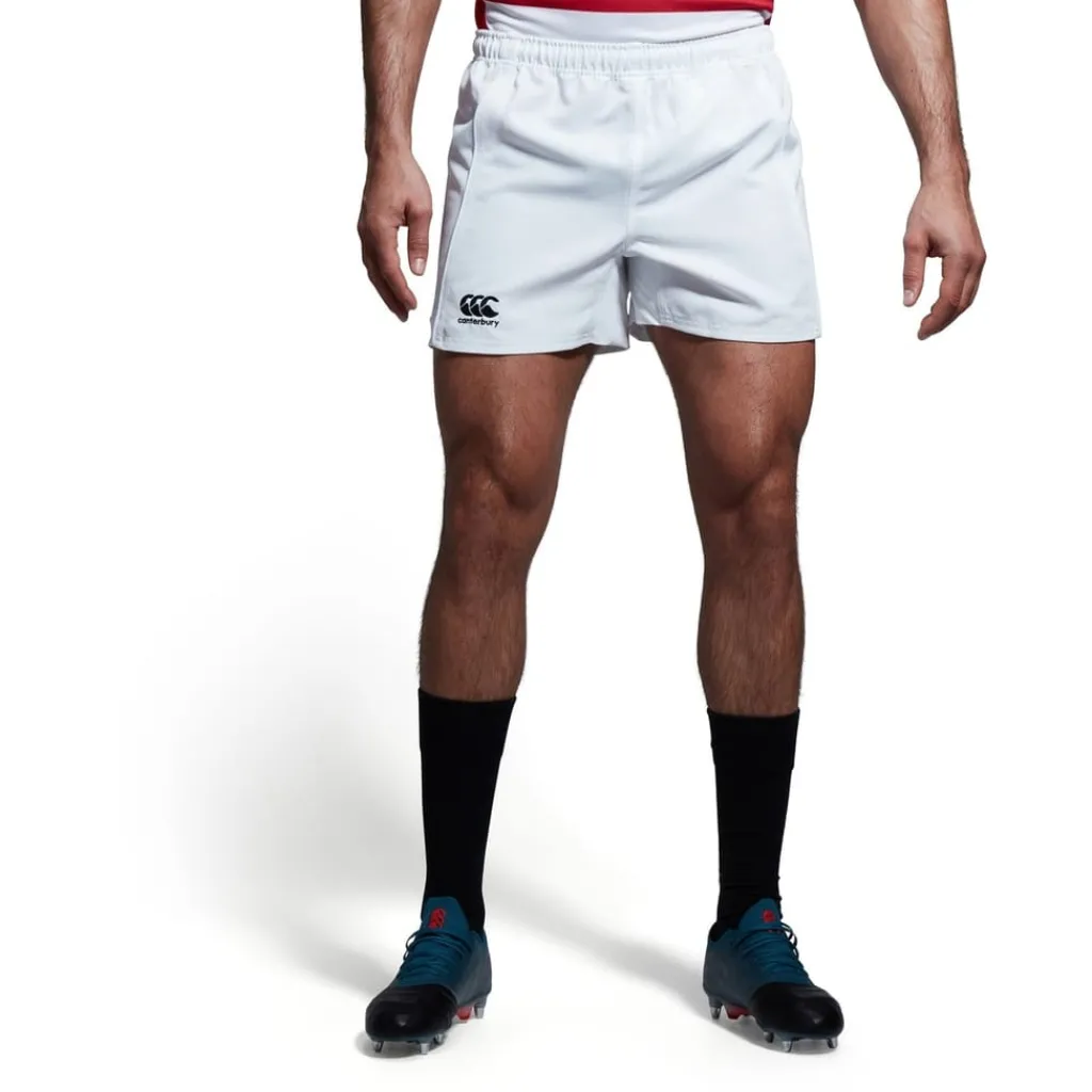 Fitness And Gym Shorts*Canterbury Advantage Shorts with Elasticated Waistband in White