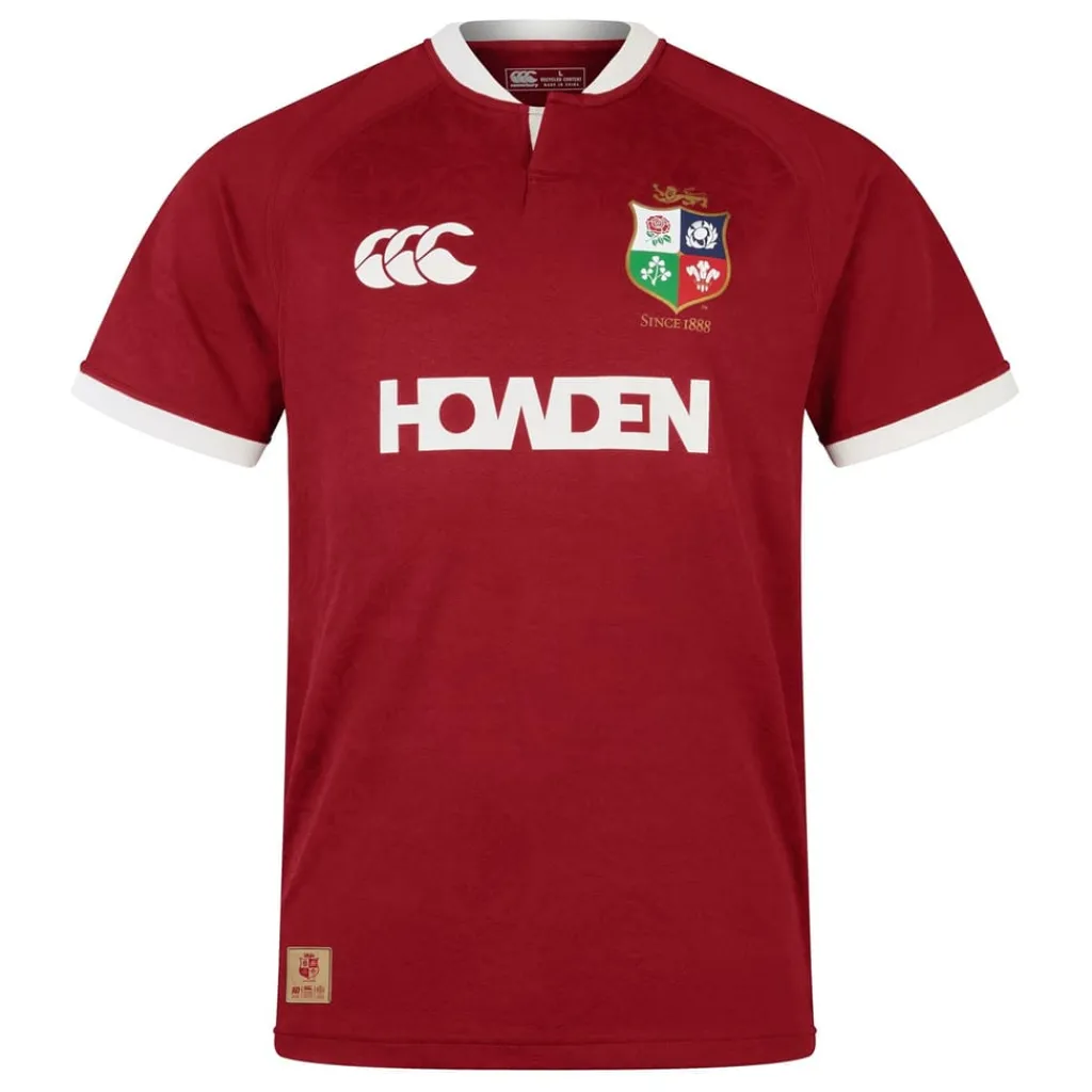 Fitness And Gym Tops*Canterbury British And Irish Lions 2024 Shirt Adults in Red