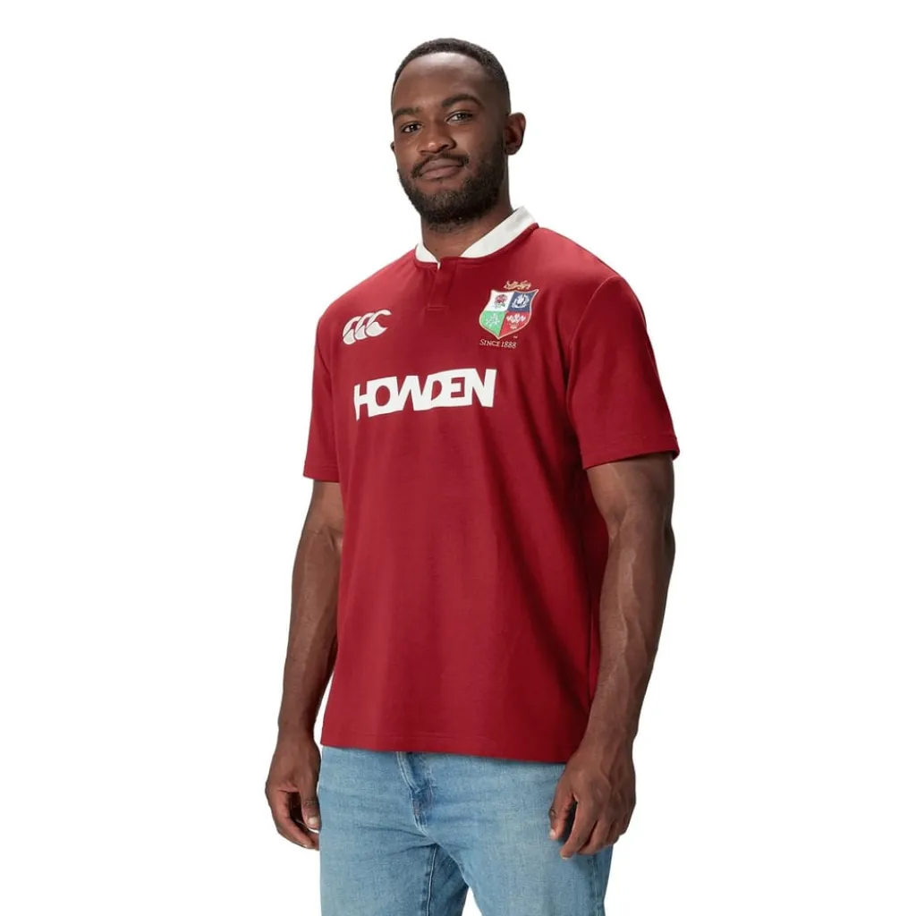 Fitness And Gym Tops*Canterbury British And Irish Lions Classic Shirt 2024 Adults in Red