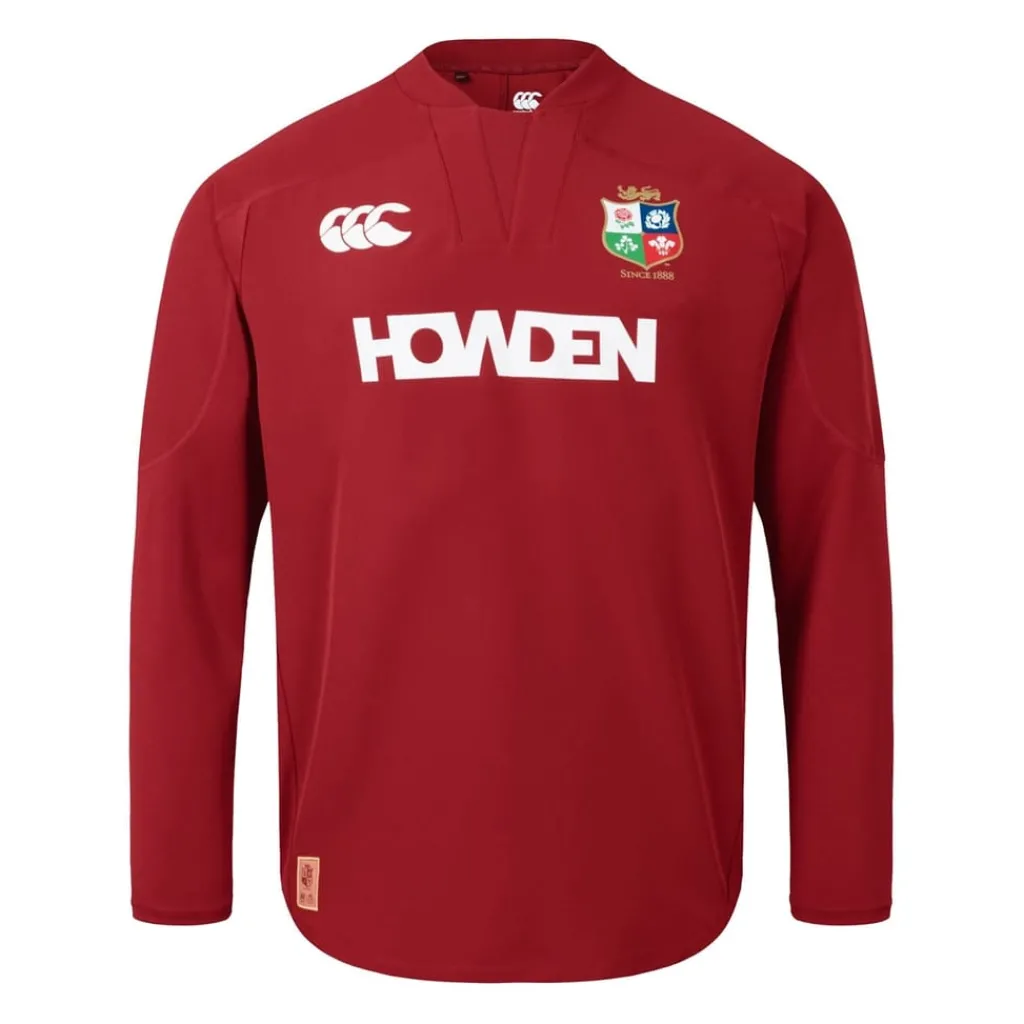 Fitness And Gym Tops*Canterbury British And Irish Lions Drill Top 2025 Adults in Red