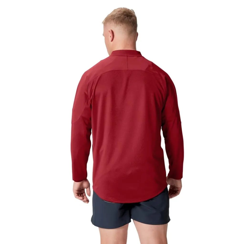 Fitness And Gym Tops*Canterbury British And Irish Lions Drill Top 2025 Adults in Red
