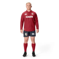 Fitness And Gym Tops*Canterbury British And Irish Lions Drill Top 2025 Adults in Red