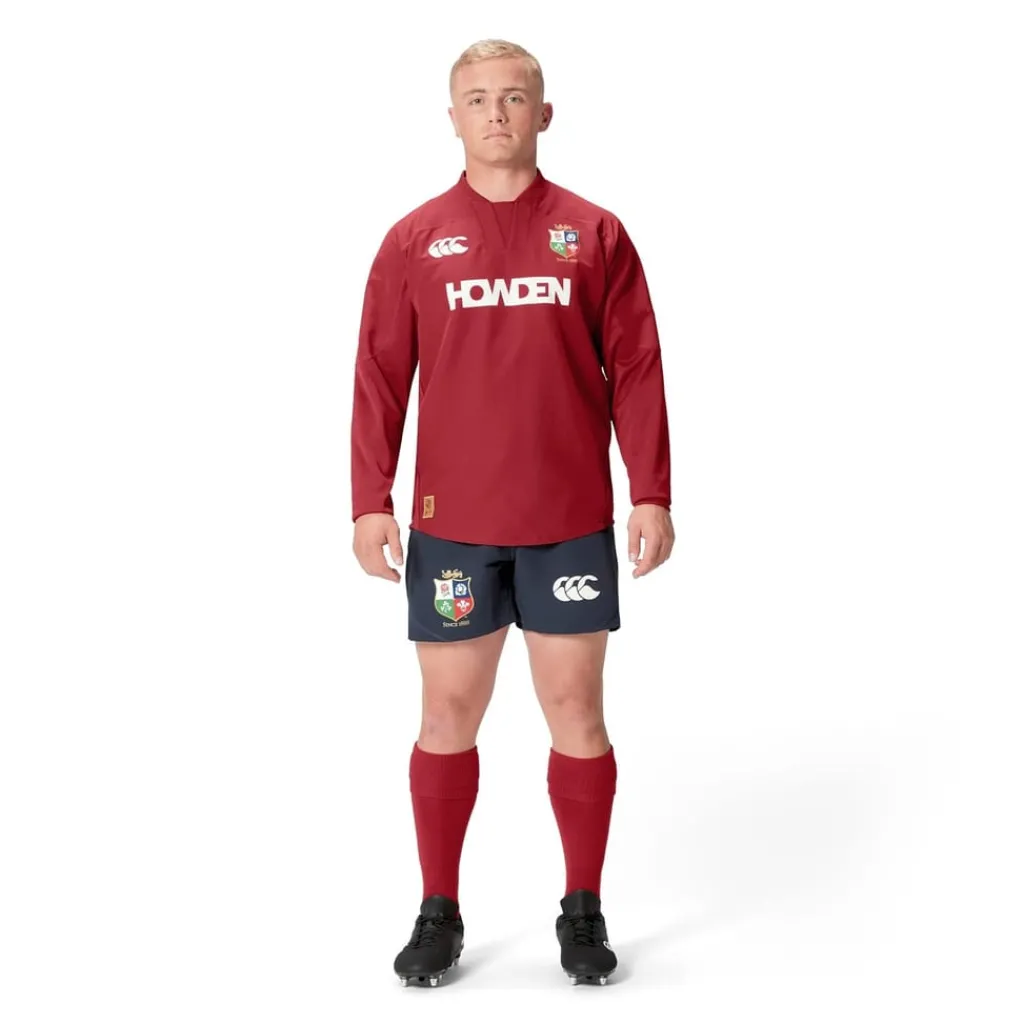 Fitness And Gym Tops*Canterbury British And Irish Lions Drill Top 2025 Adults in Red