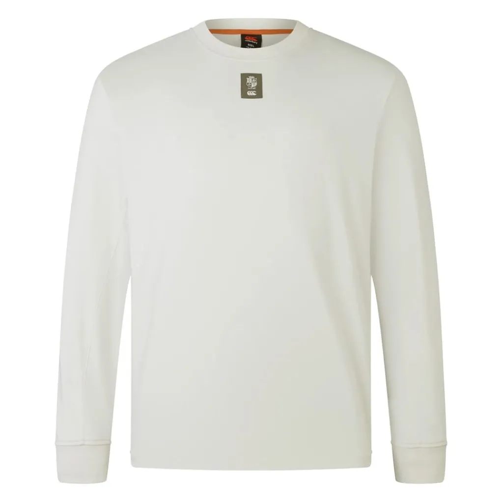 Fitness And Gym Tops*Canterbury British And Irish Lions 2024 Outback Long Sleeve T-Shirt Adults in Grey