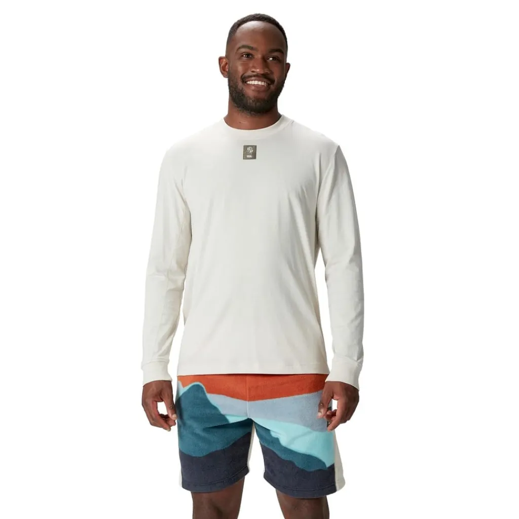 Fitness And Gym Tops*Canterbury British And Irish Lions 2024 Outback Long Sleeve T-Shirt Adults in Grey
