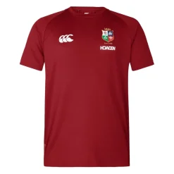 Fitness And Gym Tops*Canterbury British And Irish Lions Everest T-Shirt 2024 Adults in Red