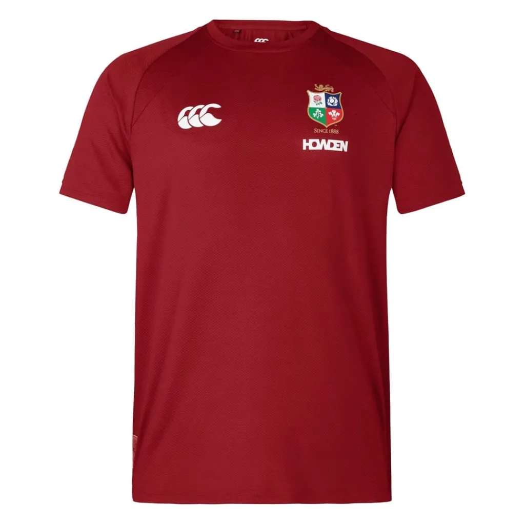 Fitness And Gym Tops*Canterbury British And Irish Lions Everest T-Shirt 2024 Adults in Red