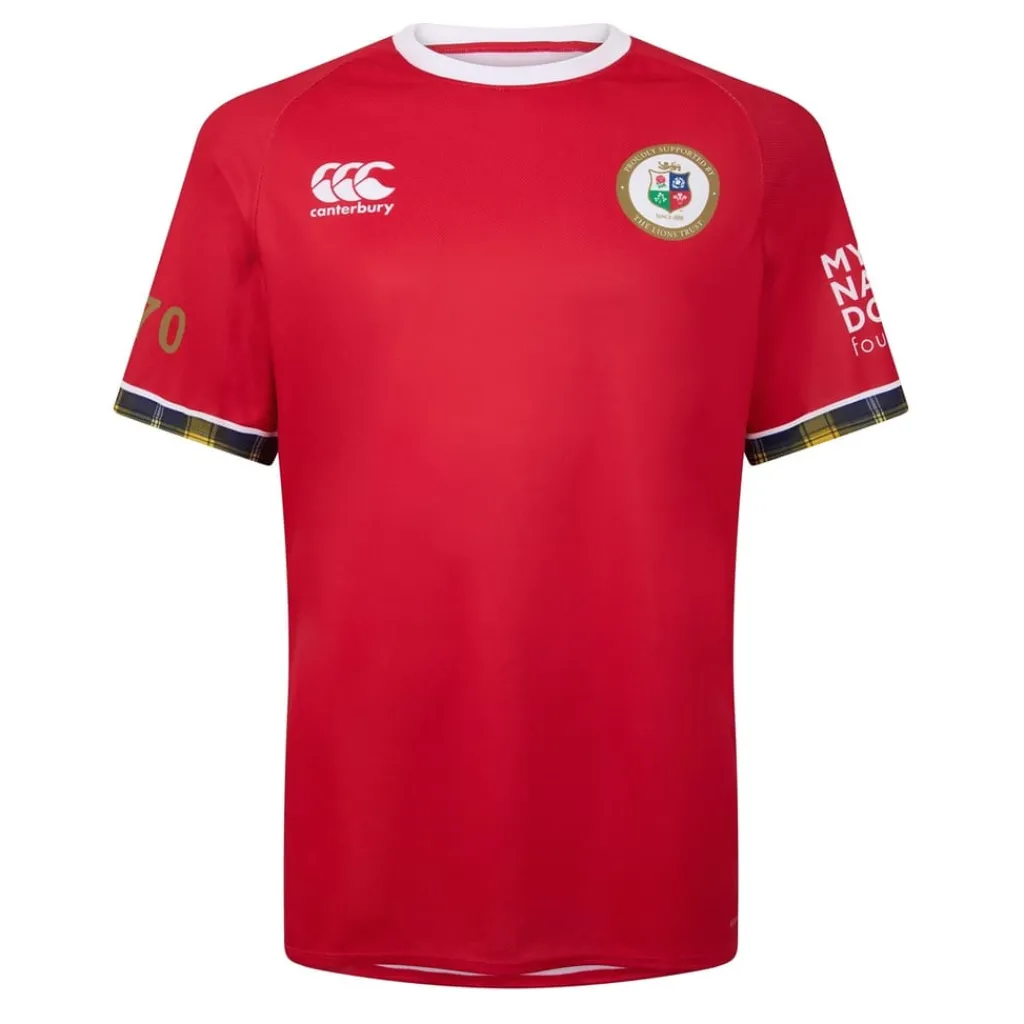 Fitness And Gym Shorts*Canterbury Mens British And Irish Lions Shirt 2025 in Red