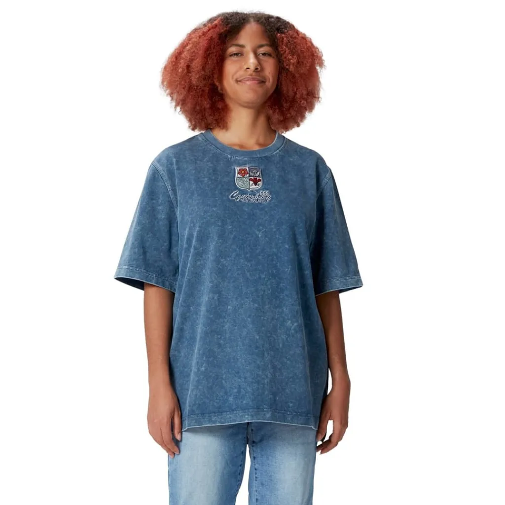 Fitness And Gym Tops*Canterbury Mens British And Irish Lions Heritage T-Shirt 2025 in Blue