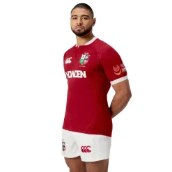 Fitness And Gym Tops*Canterbury Mens British And Irish Lions 2025 Authentic Shirt in Red