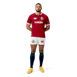 Fitness And Gym Tops*Canterbury Mens British And Irish Lions 2025 Authentic Shirt in Red