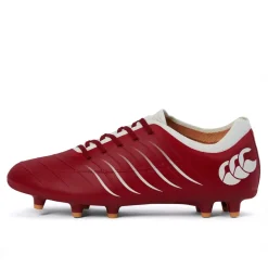 Boots*Canterbury Mens Phoenix 2 Pro Firm Ground Rugby Boots in Red