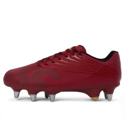 Boots*Canterbury Mens Stampede Groundbreak Team Soft Ground Rugby Boots in Red