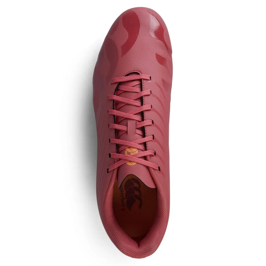 Boots*Canterbury Stampede Groundbreak Team Soft Ground Rugby Boots in Red