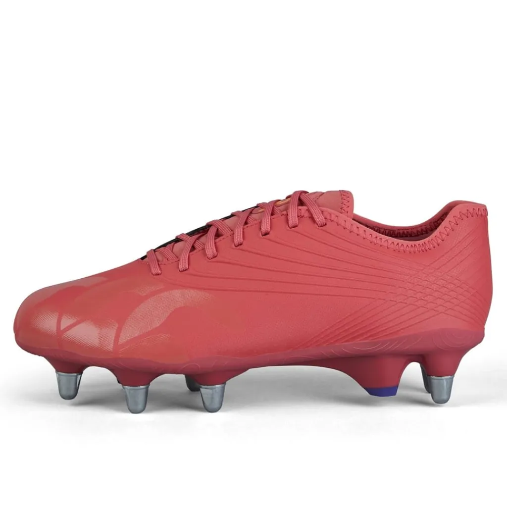 Boots*Canterbury Stampede Groundbreak Pro Soft Ground Rugby Boots in Red