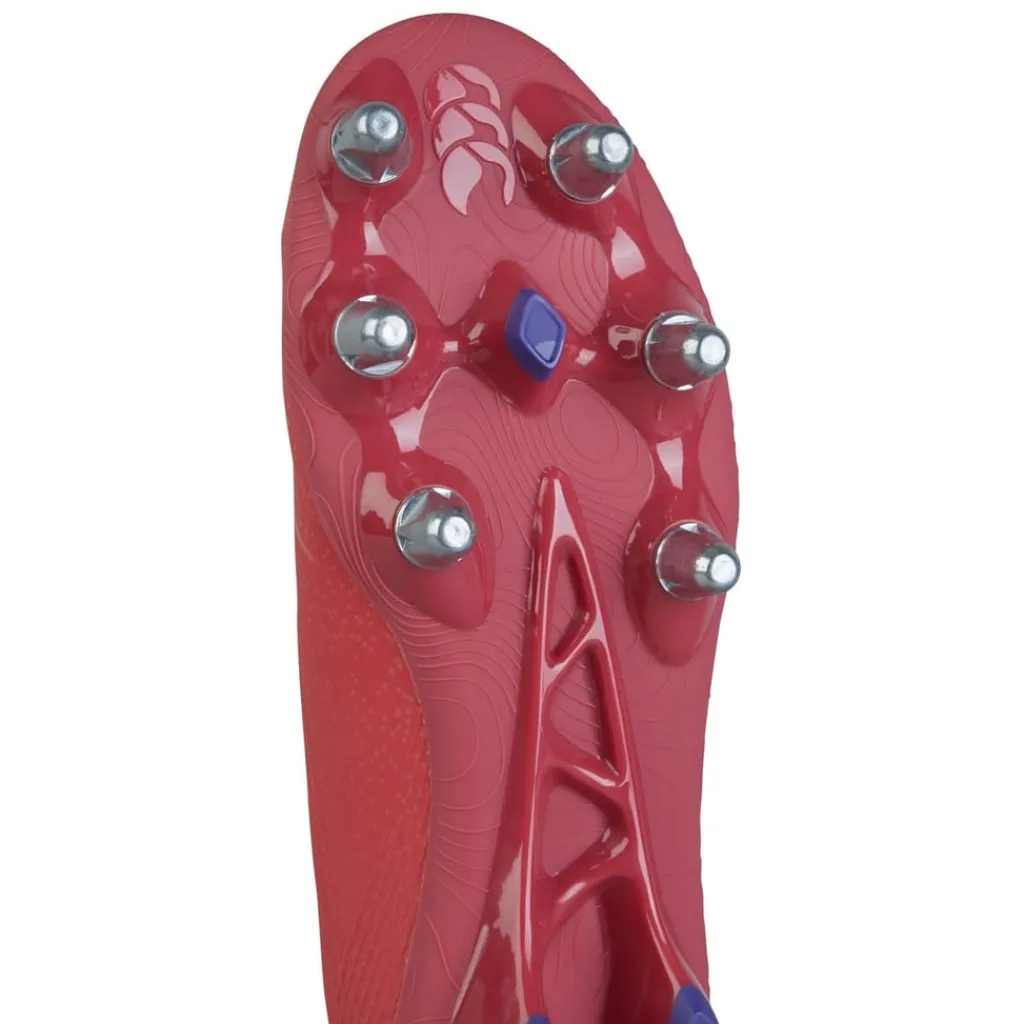 Boots*Canterbury Stampede Groundbreak Pro Soft Ground Rugby Boots in Red