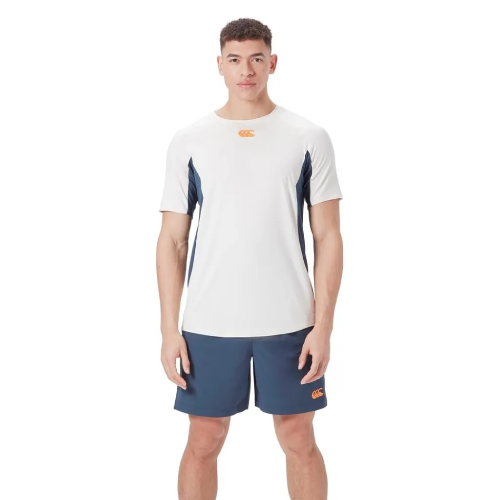 Fitness And Gymwear*Canterbury Vapo Crew Neck Regular Fit T-Shirt in Grey
