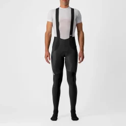 Fitness And Gym Pants*Castelli Sorpas Reflective Ribbon Biking Pants in Black