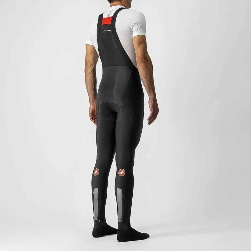 Fitness And Gym Pants*Castelli Sorpas Reflective Ribbon Biking Pants in Black