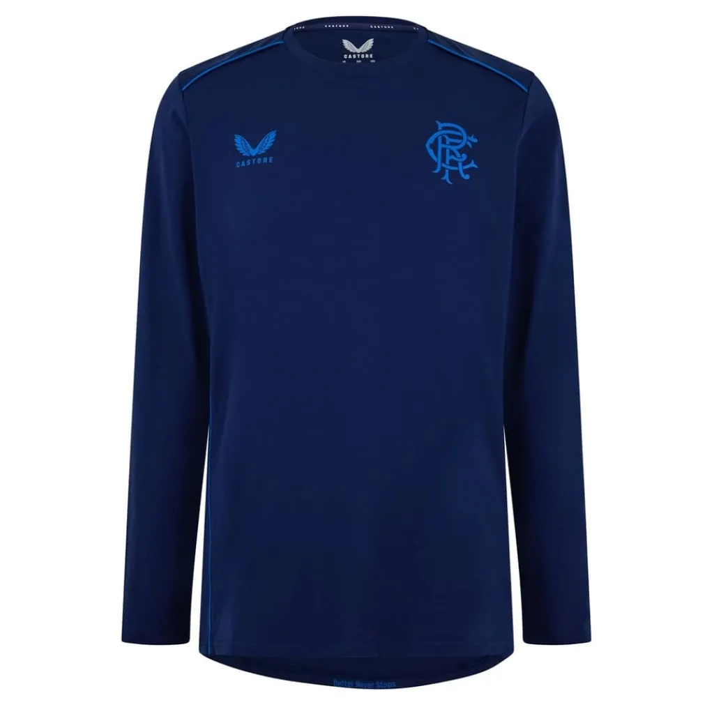 Football And Rugby Clothing*Castore Crew Neck Regular Fit T-Shirt in Blue