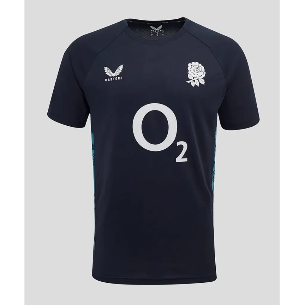 Fitness And Gym Tops*Castore England Rugby Short Sleeve Performance T-Shirt 2025 Adults in Green