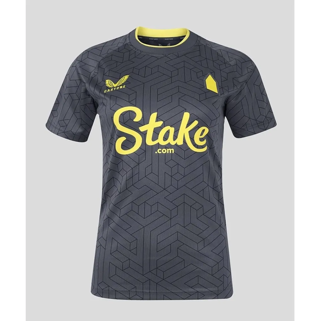 Football And Rugby Clothing*Castore Everton Away Shirt 2024 2025 Adults in Grey