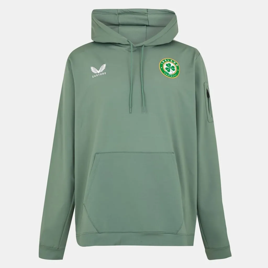 Hoodies*Castore Fai Fleece Hoody in Green