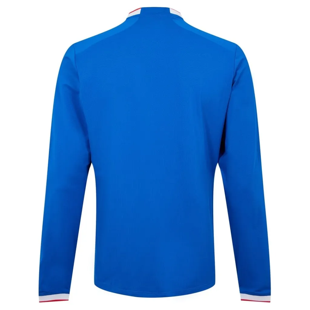 Football And Rugby Clothing*Castore Long Sleeve Crew Neck Regular Fit T-Shirt in Blue