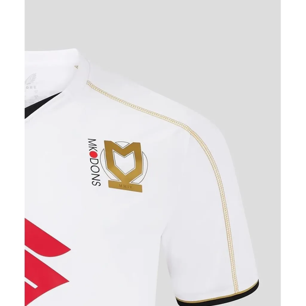 Football And Rugby Clothing*Castore Mk Dons Home Shirt 2024 2025 Adults in White