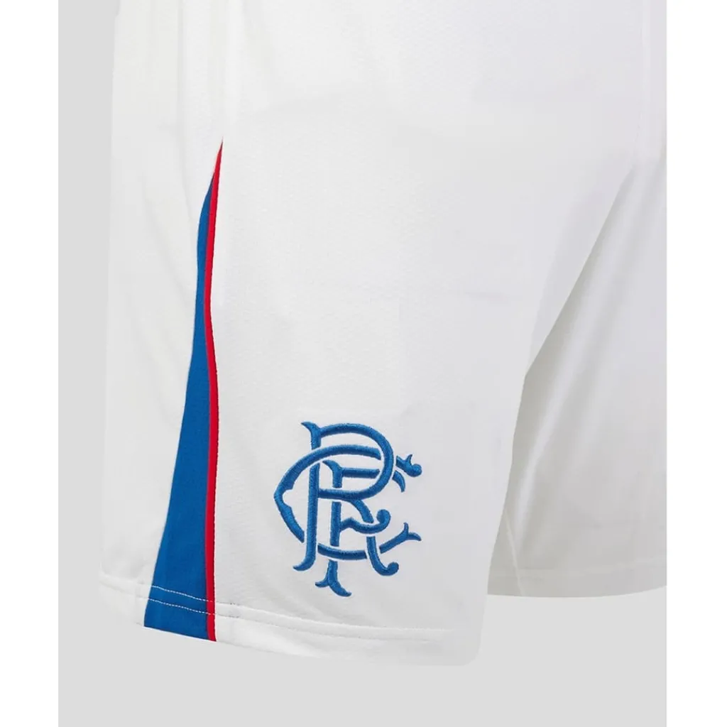 Shorts*Castore Rangers Home Shorts 2024 2025 Adults in White