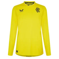 Football And Rugby Clothing*Castore V Neck Long Sleeve Regular Fit T-Shirt in Yellow