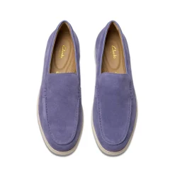 Shoes*Clarks Easy Venetian Loafers in Blue