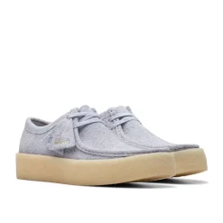Footwear|Shoes*Clarks Originals Wallabee Cup Suede Shoes in Grey