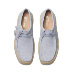 Footwear|Shoes*Clarks Originals Wallabee Cup Suede Shoes in Grey