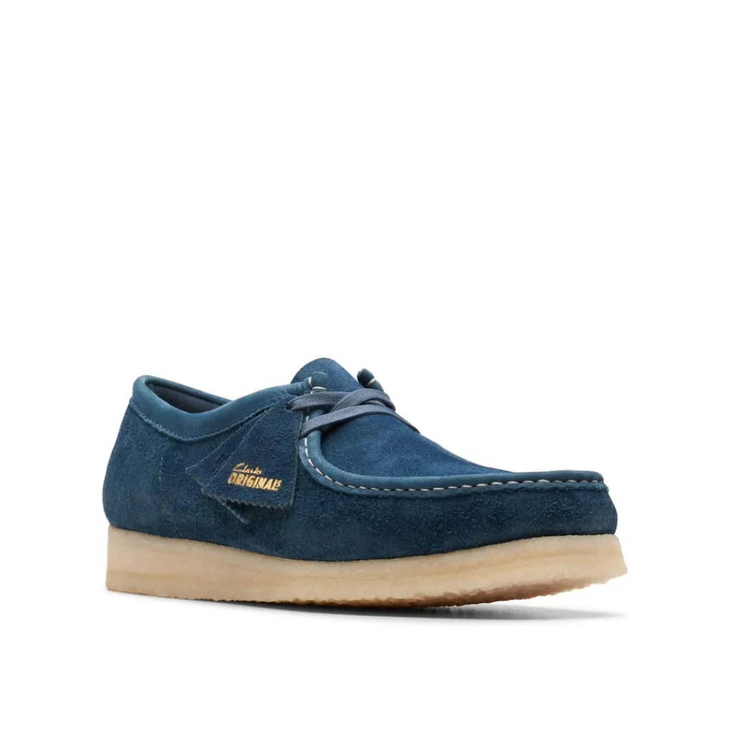 Shoes|Footwear*Clarks Originals Wallabee Shoes in Navy