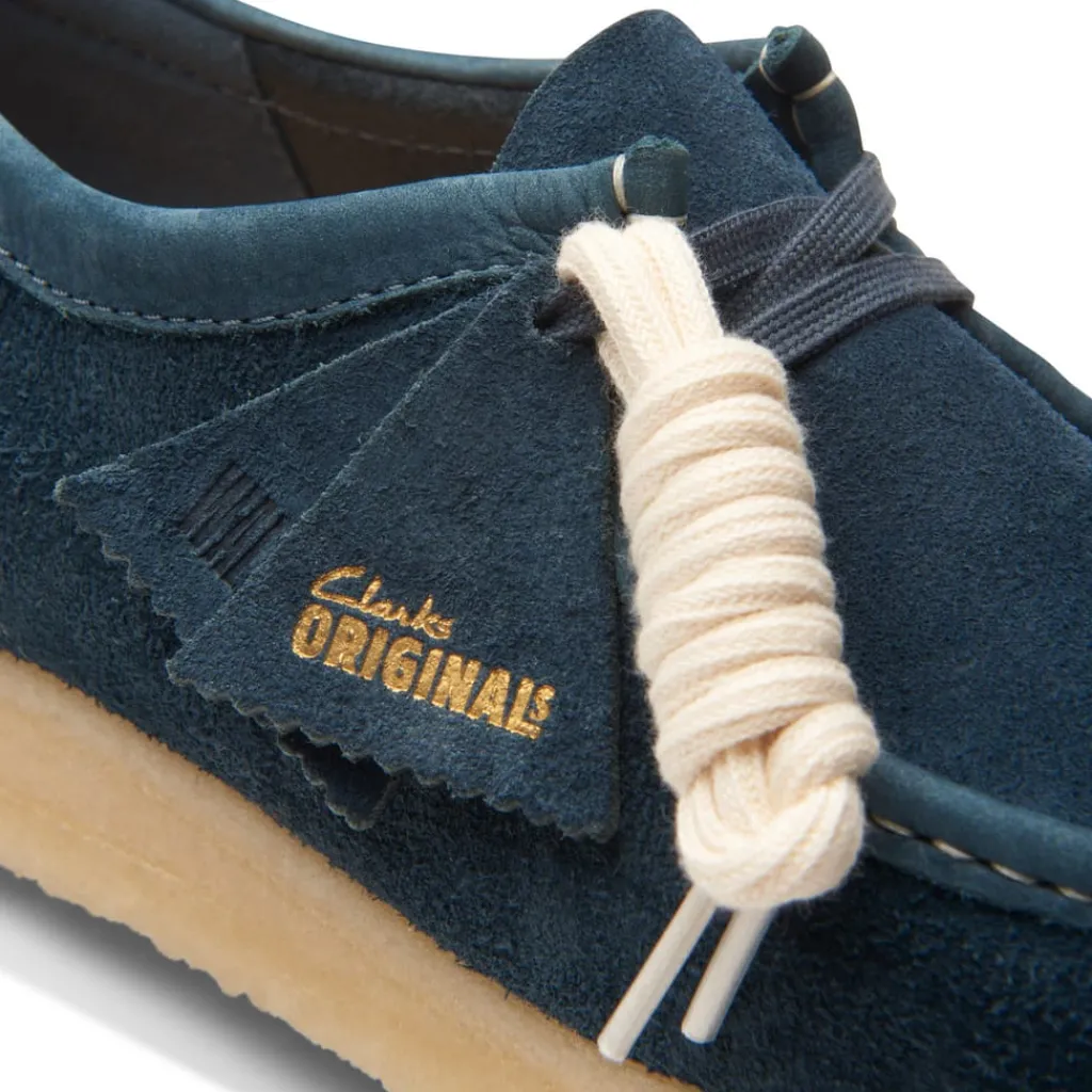 Shoes|Footwear*Clarks Originals Wallabee Shoes in Navy