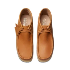 Boots*Clarks Originals Wallabee Boots in Brown