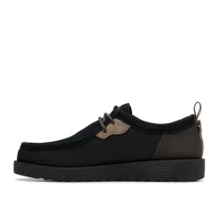 Shoes*Clarks Wallabee Moccasin Flatform Loafers in Black