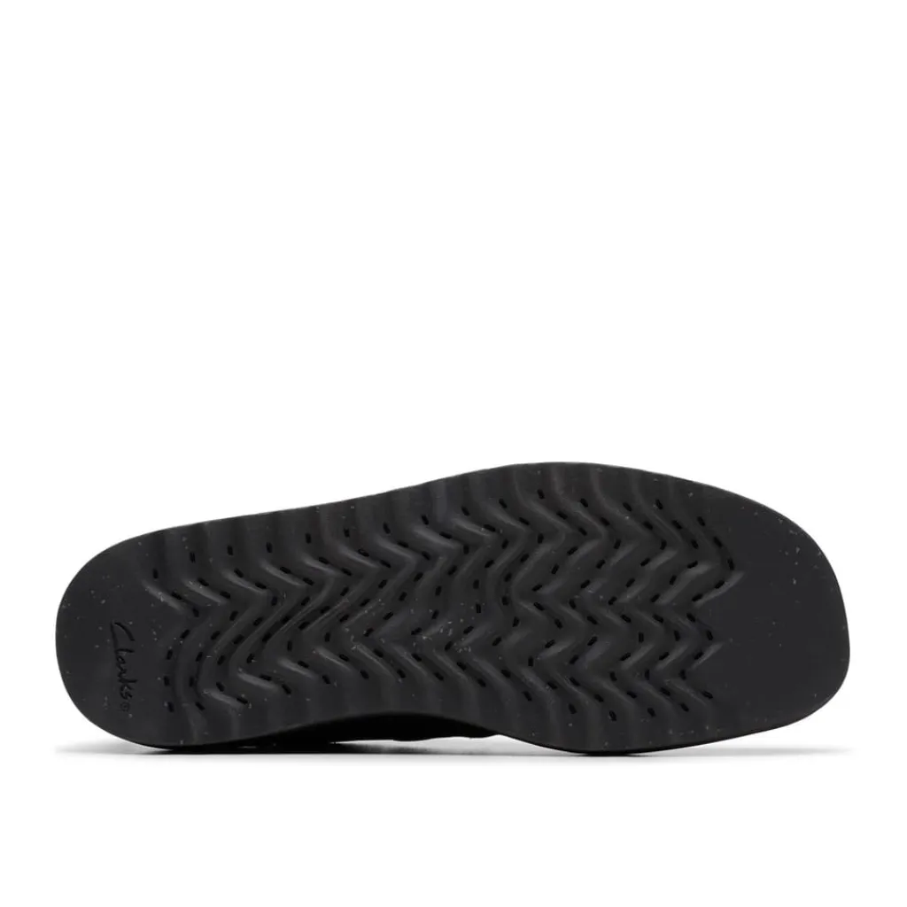 Shoes*Clarks Wallabee Moccasin Flatform Loafers in Black