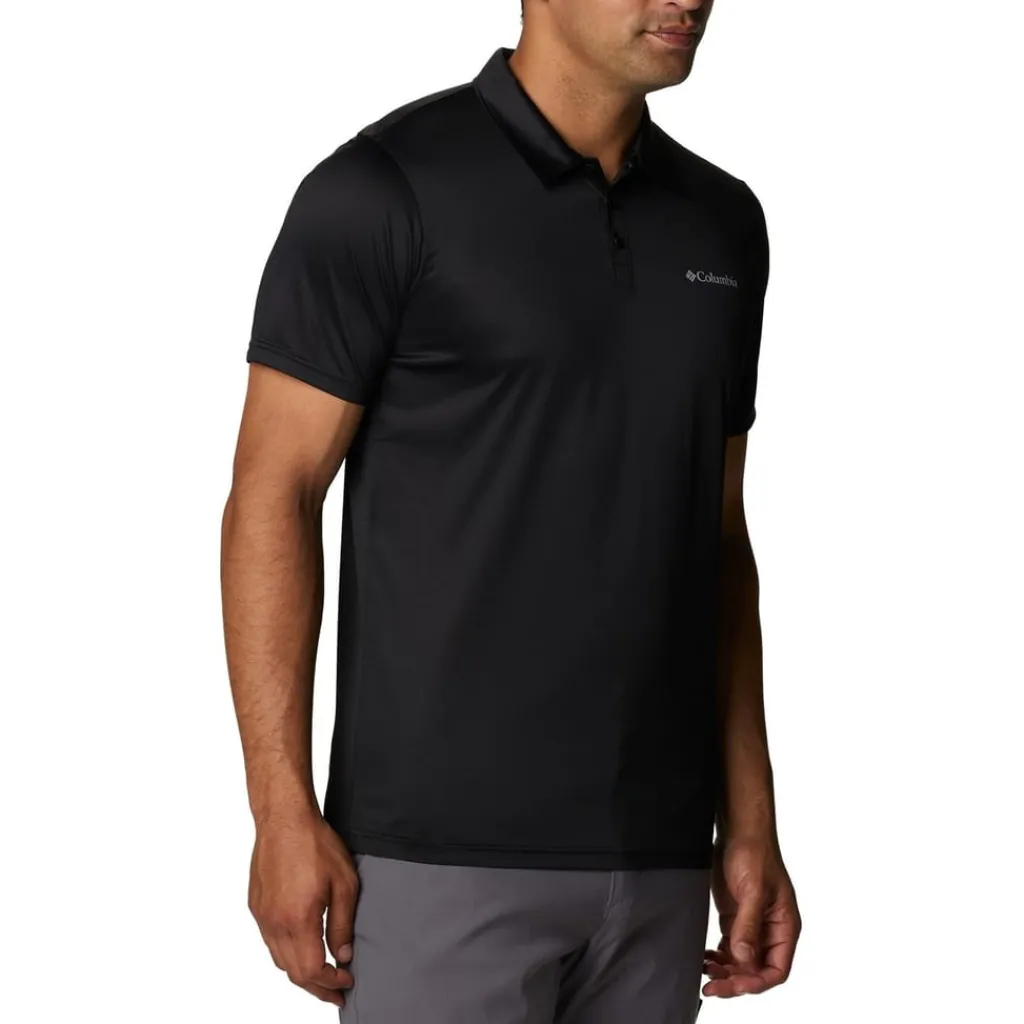 Polo Shirts*Columbia Regular Fit Collared Neck Shirt in Black
