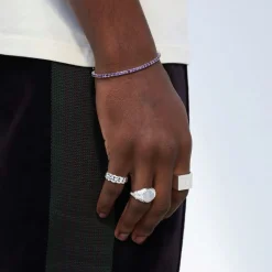 Jewellery-Watches*Common Lines Cuban Link Ring in Silver