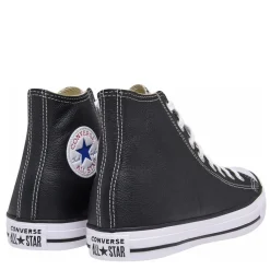 Trainers*Converse All Star Leather Hi Top Trainers in Black