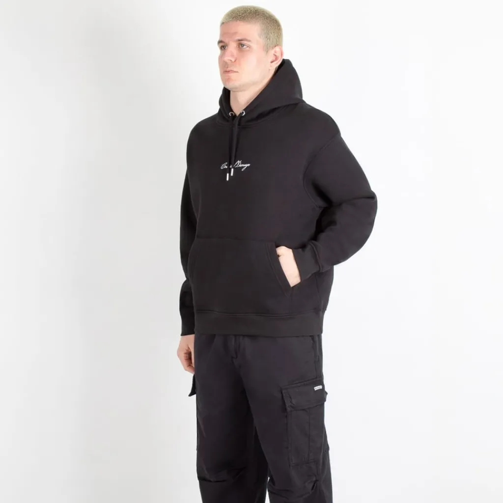 Hoodies*Criminal Damage Cali Hood in Black